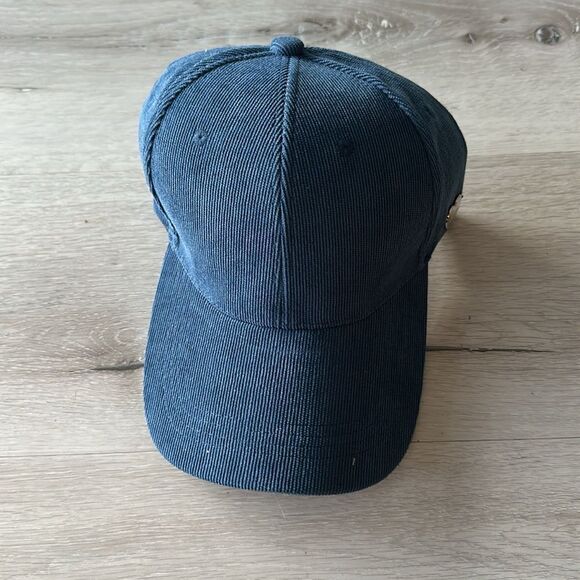 Best Beanies Corduroy Hat Blue OS NWT - Picture 2 of 5